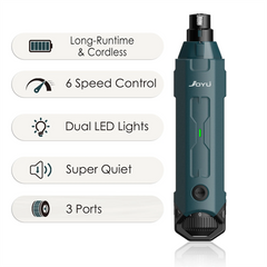 Rechargeable Dog Nail Grinder Six Speed Quiet Electric Pet Nail Trimmer