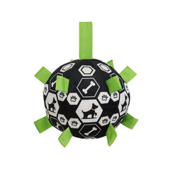 Dog Bell Sound Football Toy Interactive Outdoor Training Squeaky Pet Ball