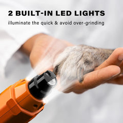 Rechargeable Dog Nail Grinder Six Speed Quiet Electric Pet Nail Trimmer