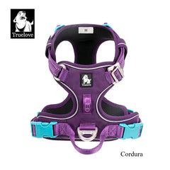 No Pull Reflective Dog Harness Adjustable Step-In Nylon Control Comfortable Truelove