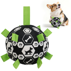 Dog Bell Sound Football Toy Interactive Outdoor Training Squeaky Pet Ball