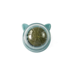 Natural Catnip Wall Stick On Ball Treat for Healthy Pet Cats