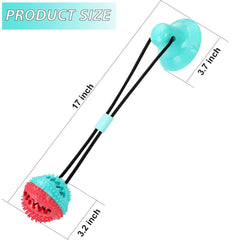 Interactive Dog Tug Toy Mental Stimulation Puppy Teething Chew Play Rope