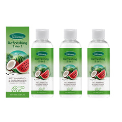 Hypoallergenic Pet Shampoo Conditioner Tear Free pH Balanced Sensitive Skin Formula