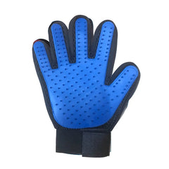 2 In 1 Pet Grooming Gloves Silicone Deshedding Massage Brush Set
