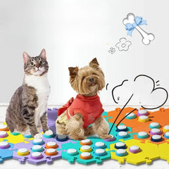 Dog Talk Button Pet Communication Voice Recorder Training Clicker Interactive Toy