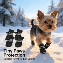 Waterproof Puppy Dog Shoes Anti Slip Soft Sole Small Pet Boots