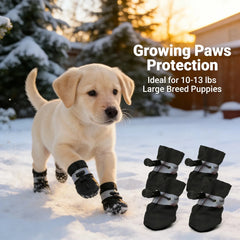 Waterproof Puppy Dog Shoes Anti Slip Soft Sole Small Pet Boots
