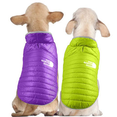 Double Sided Winter Dog Coat Warm Vest Small Medium Puppy Clothes