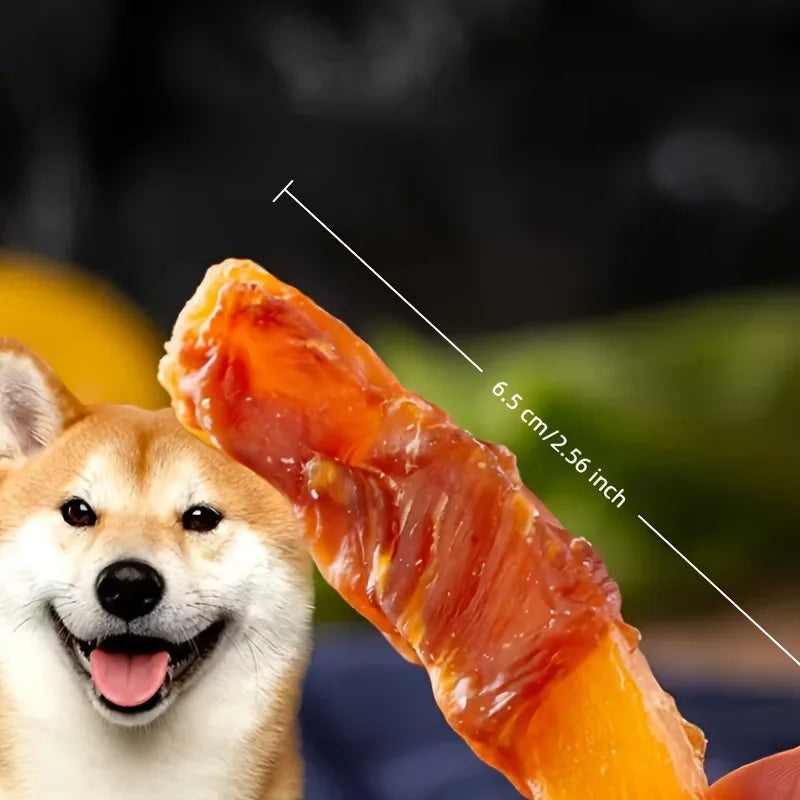 Chicken Duck Wrapped Sweet Potato Dog Training Treats Healthy Chewy Snacks
