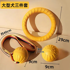 Dog Toy Set Frisbee Ball Tug Rope Interactive Chew Toys Bundle