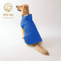 Double Layer Yellow Dog Raincoat Two Way Wear Waterproof Pet Jacket