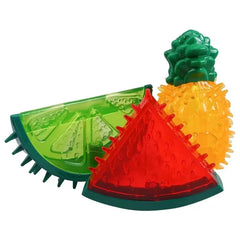 Pet Cooling Chew Toy Reusable Frozen Pineapple Teething Summer Dog Cats