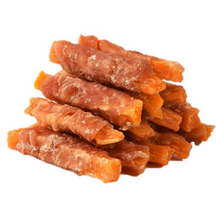Chicken Duck Wrapped Sweet Potato Dog Training Treats Healthy Chewy Snacks