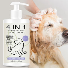 4 In 1 Pet Shampoo Conditioner Clean Fresh Coat Care Formula