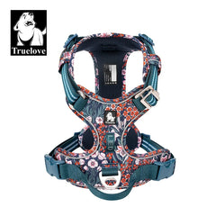 No Pull Reflective Dog Harness Adjustable Step-In Nylon Control Comfortable Truelove