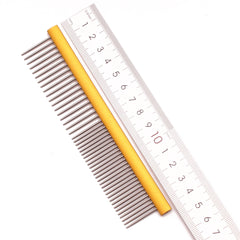Aluminum Handle Pet Grooming Comb Colorful Dog Cat Detangling Brush Tool