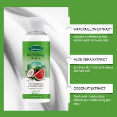Hypoallergenic Pet Shampoo Conditioner Tear Free pH Balanced Sensitive Skin Formula