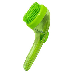Pet Bath Brush Massage Scrub Grooming Tool for Small Dogs Cats