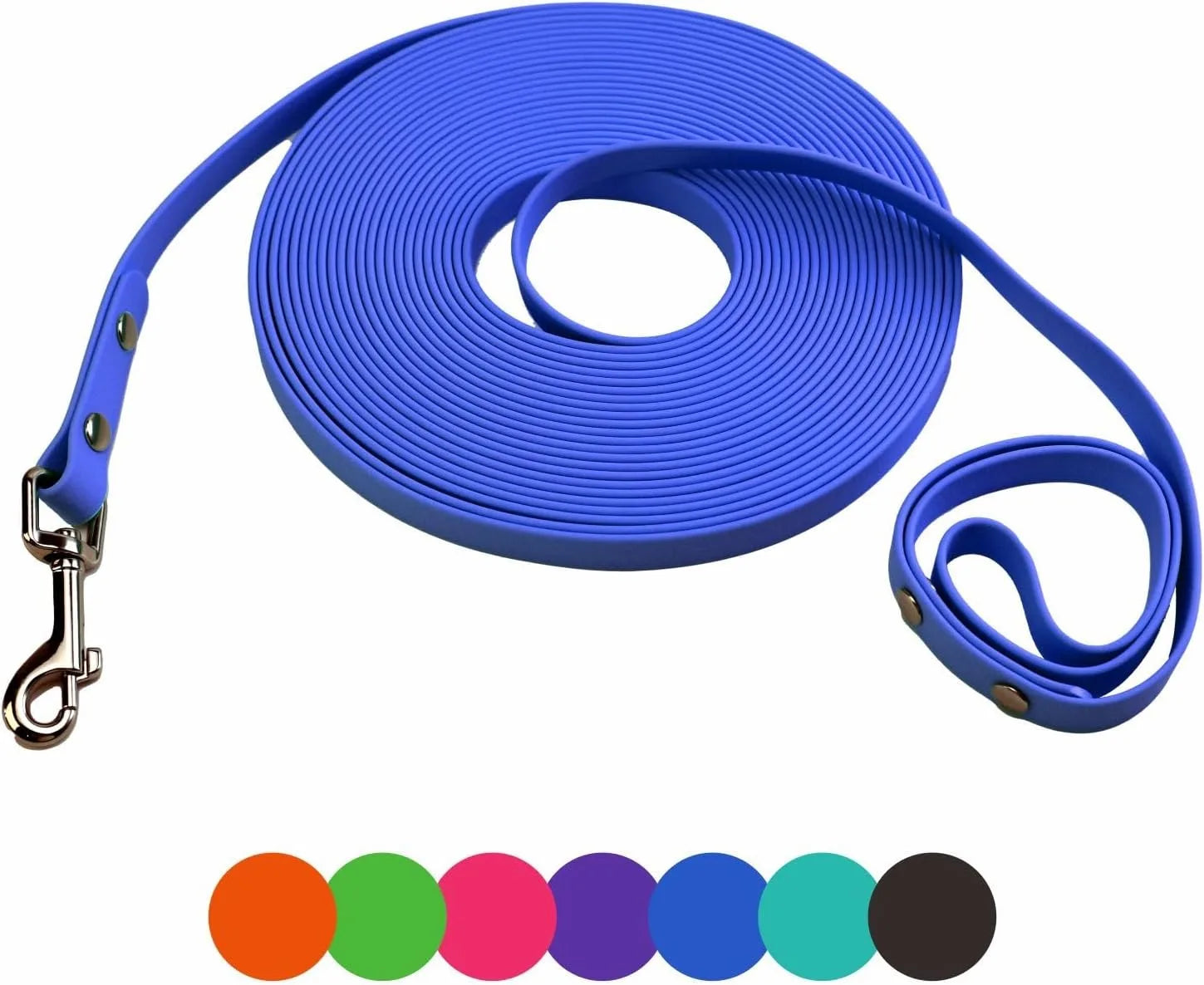 Waterproof PVC Dog Leash Long Training Lead Easy Clean Durable Outdoor